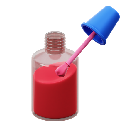 Nail Polish  3D Illustration