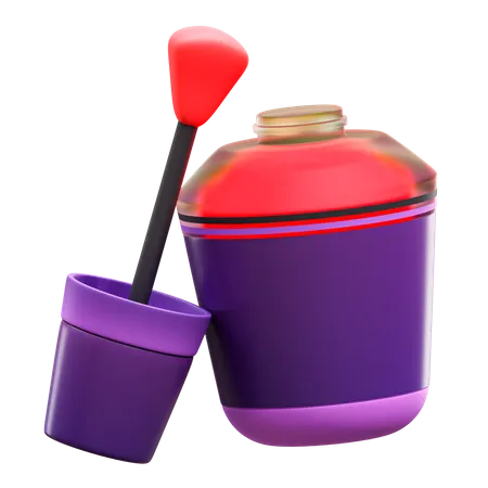 Nail Polish  3D Illustration