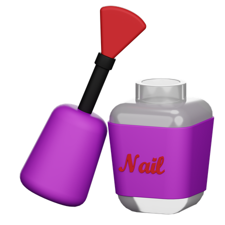 Nail Polish  3D Icon
