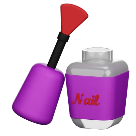 Nail Polish  3D Icon