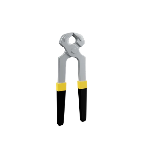 Nail Puller Pliers  3D Icon