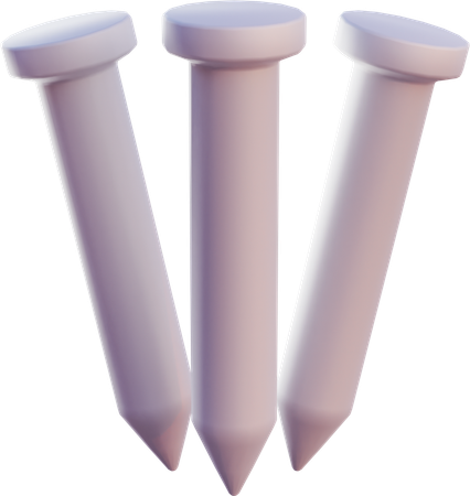 Nails  3D Icon