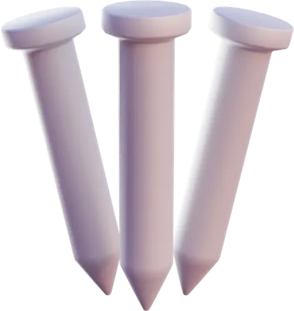 Nails  3D Icon