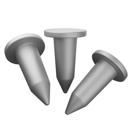 Nails  3D Icon