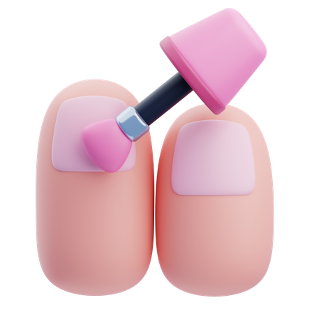 Nails  3D Icon