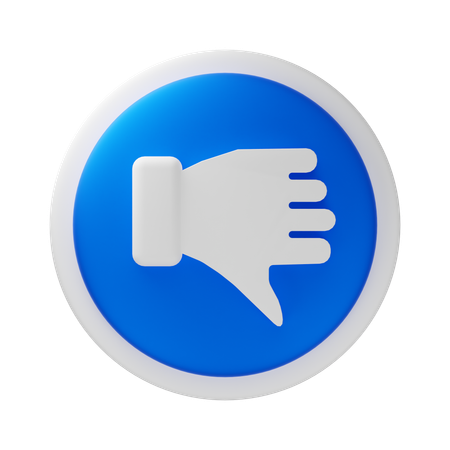 Ne pas aimer  3D Icon