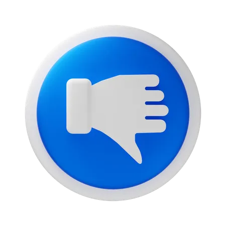 Ne pas aimer  3D Icon