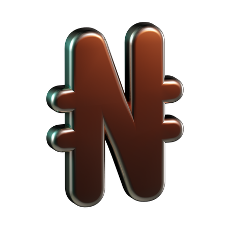 Naira Currency  3D Icon