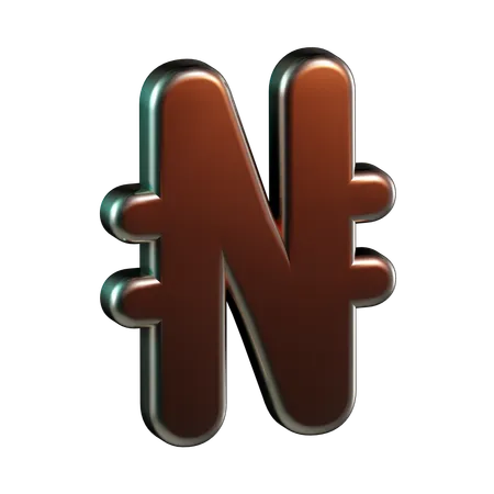 Naira Currency  3D Icon