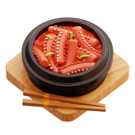 Nakji Bokkeum  3D Icon