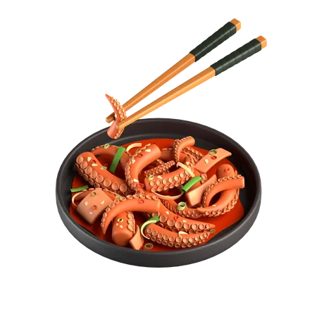 Nakji Bokkeum  3D Icon