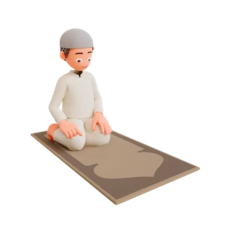 Namaz Time  3D Illustration