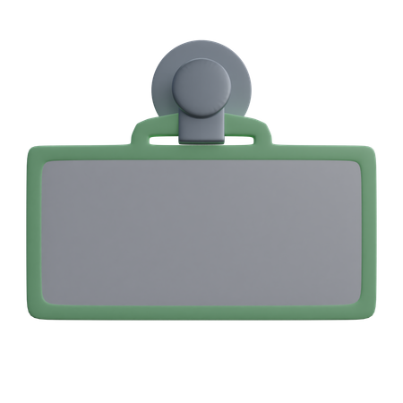 Name Tag  3D Icon