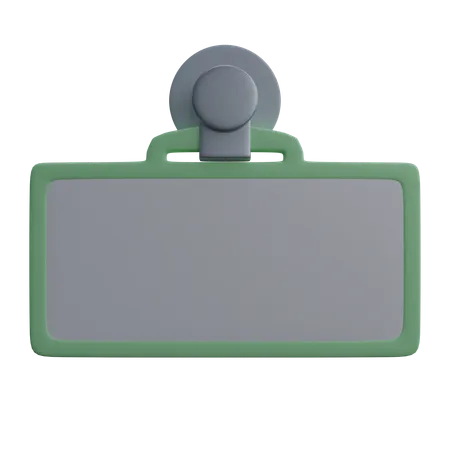 Name Tag  3D Icon