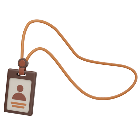 Name Tag  3D Icon