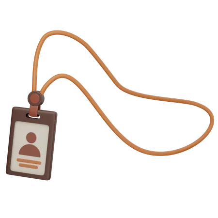 Name Tag  3D Icon