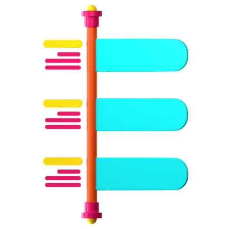 Nameplate Chart  3D Icon