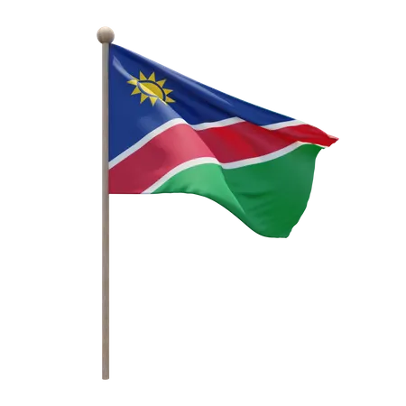 Namibia Fahnenmast  3D Icon