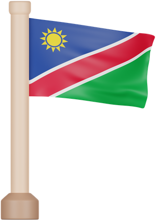 Namibia Flag  3D Icon