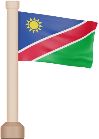 Namibia Flag  3D Icon