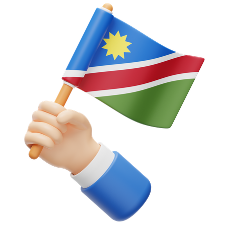 Namibia Flag  3D Icon