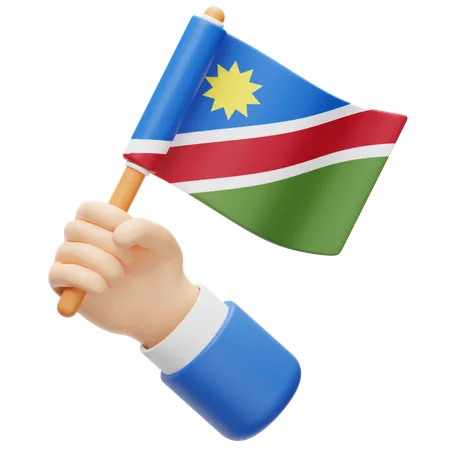 Namibia Flag  3D Icon