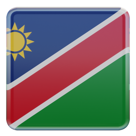 Namibia Flag  3D Illustration