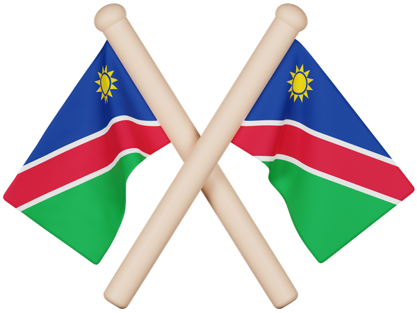 Namibia Flag  3D Icon