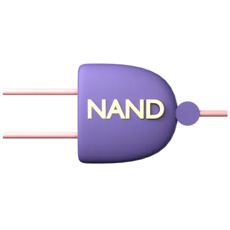 Nand  3D Icon