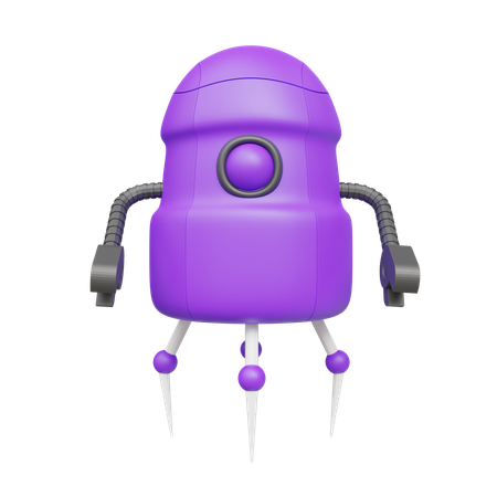 Nano Bot  3D Icon