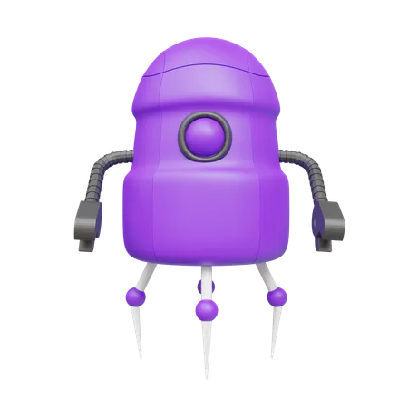 Nano Bot  3D Icon