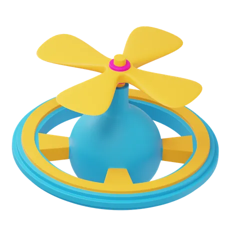 Nano Drone  3D Icon