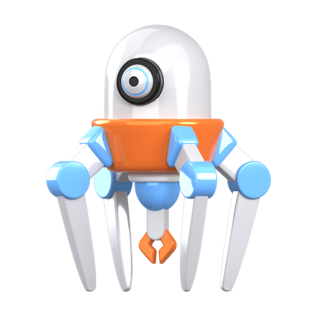 Nano robô  3D Icon