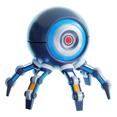 Nano robôs  3D Icon