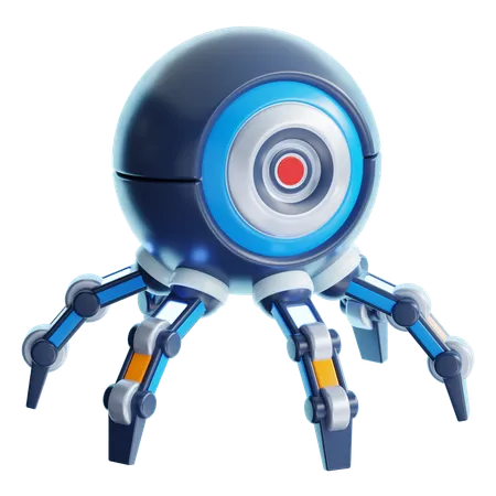 Nano robôs  3D Icon