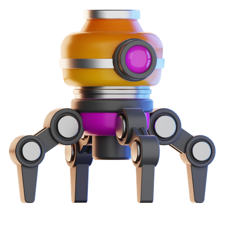 Nano robôs  3D Icon