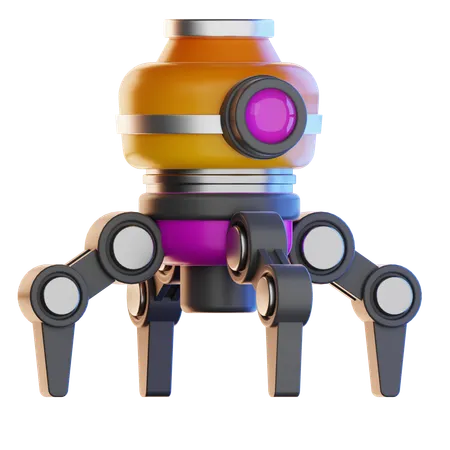 Nano robôs  3D Icon