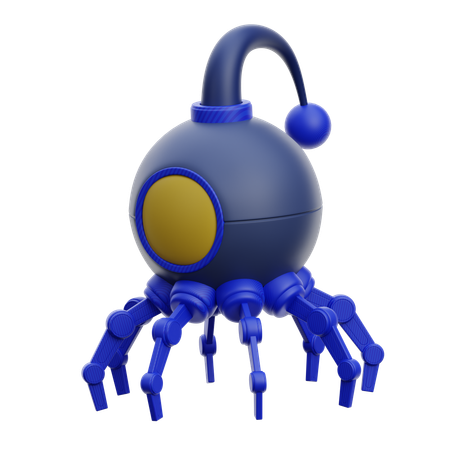 Nano robôs  3D Icon