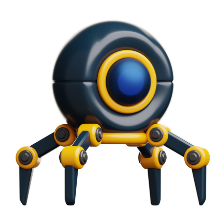 Nano Robot  3D Icon