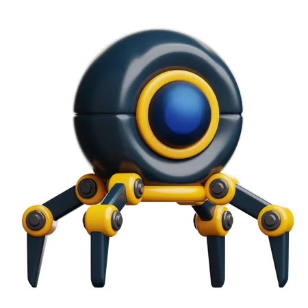 Nano Robot  3D Icon