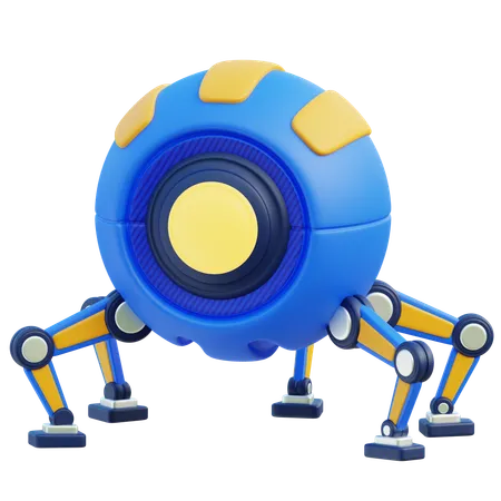 Nano-Roboter  3D Icon