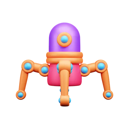 Nano-Roboter  3D Icon