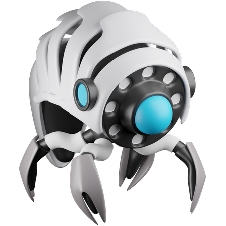 Nano-Roboter  3D Icon