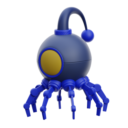 Nano-Roboter  3D Icon