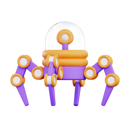 Nano-Roboter  3D Icon