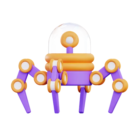 Nano-Roboter  3D Icon