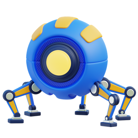 나노 로봇  3D Icon