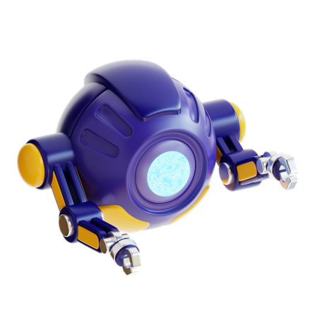 Nano-robots  3D Icon