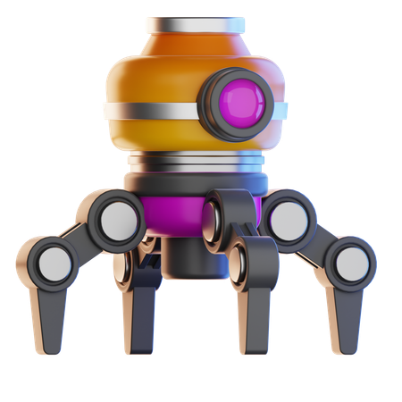 Nano robots  3D Icon