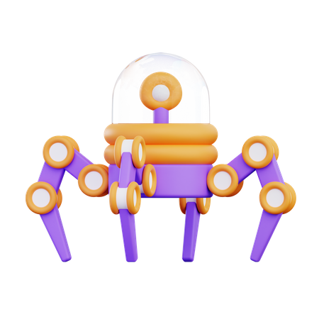 Nano Robots 3D Icon
